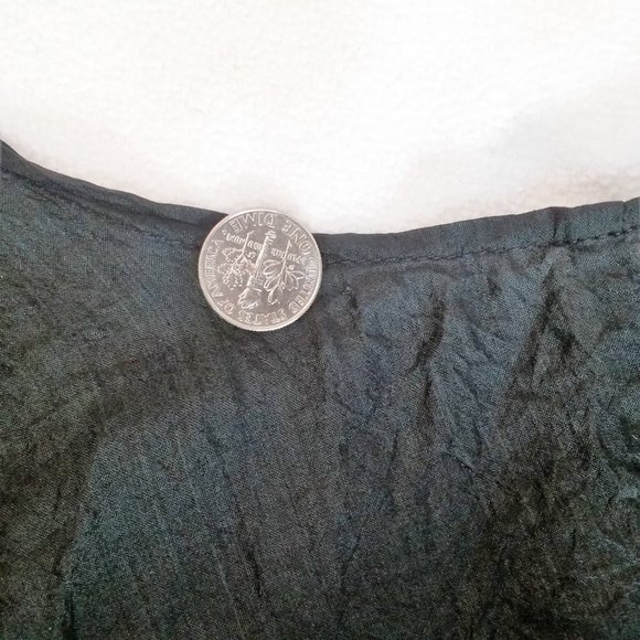 VTG 100% Silk Black Reversible Jumpsuit - Picture 14 of 14